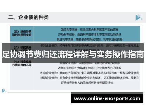 足协调节费归还流程详解与实务操作指南