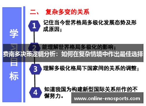 费南多决策逻辑分析：如何在复杂情境中作出最佳选择